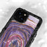 Lilac Watercolor Geode iPhone 15 Waterproof Case